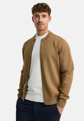 INDICODE JEANS Knit cardigan 'Laos' in Brown