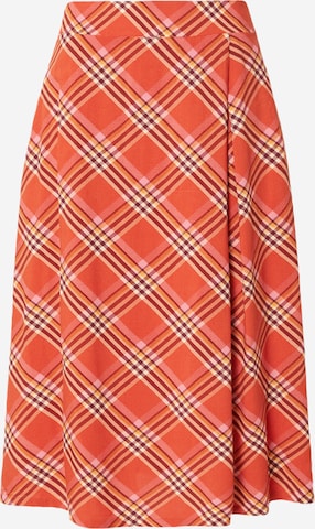 Blutsgeschwister Skirt 'Flowtime' in Orange: front