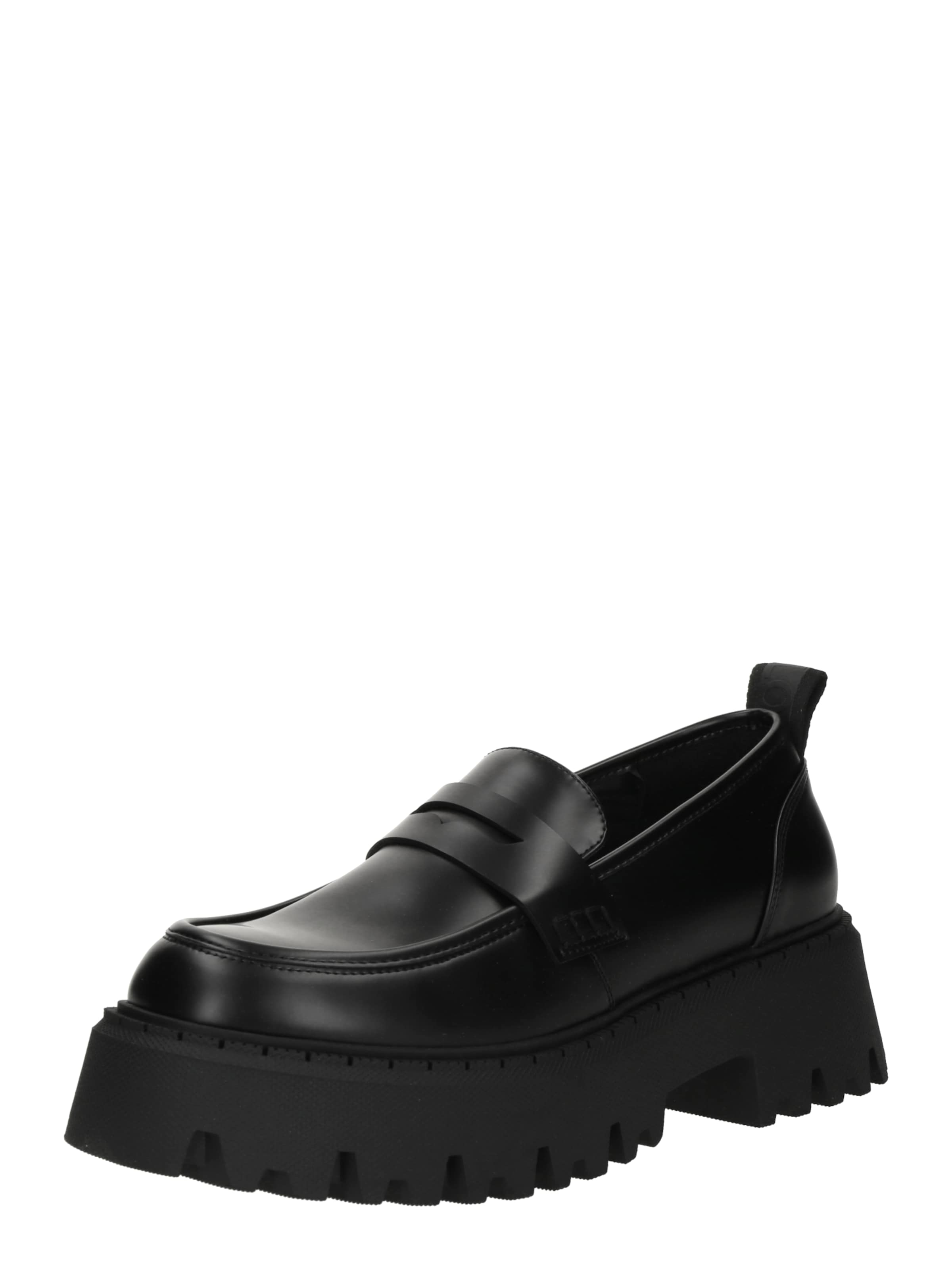 BUFFALO Παντοφλέ 'ASPEN' σε μαύρο: μπροστά