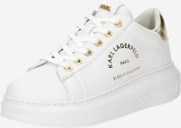 Karl Lagerfeld - Zapatillas deportivas bajas 'KAPRI Maison' en blanco: frente