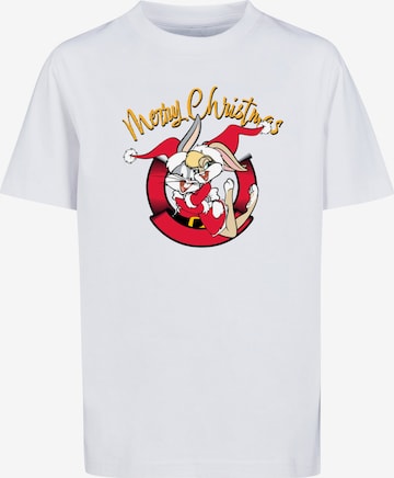 ABSOLUTE CULT Shirt 'Looney Tunes - Lola Merry Christmas' in Wit: voorkant