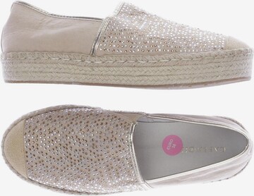 CAFÈNOIR Flats & Loafers in 38 in Beige: front