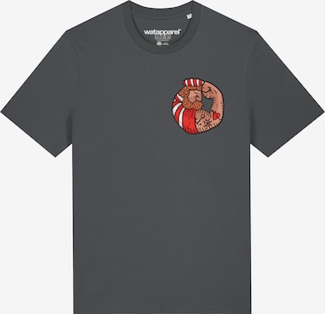 Watapparel Shirt ' Seemann ' in Grijs: voorkant