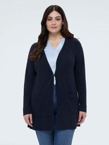 Cardigan Fiorella Rubino en bleu