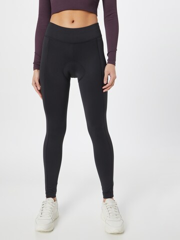 Skinny Pantalon de sport JACK WOLFSKIN en noir : devant