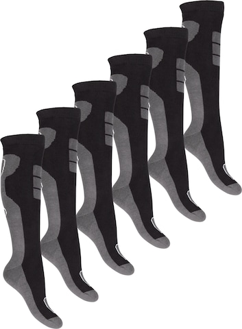 footstar Athletic Socks 'Alpine' in Grey: front
