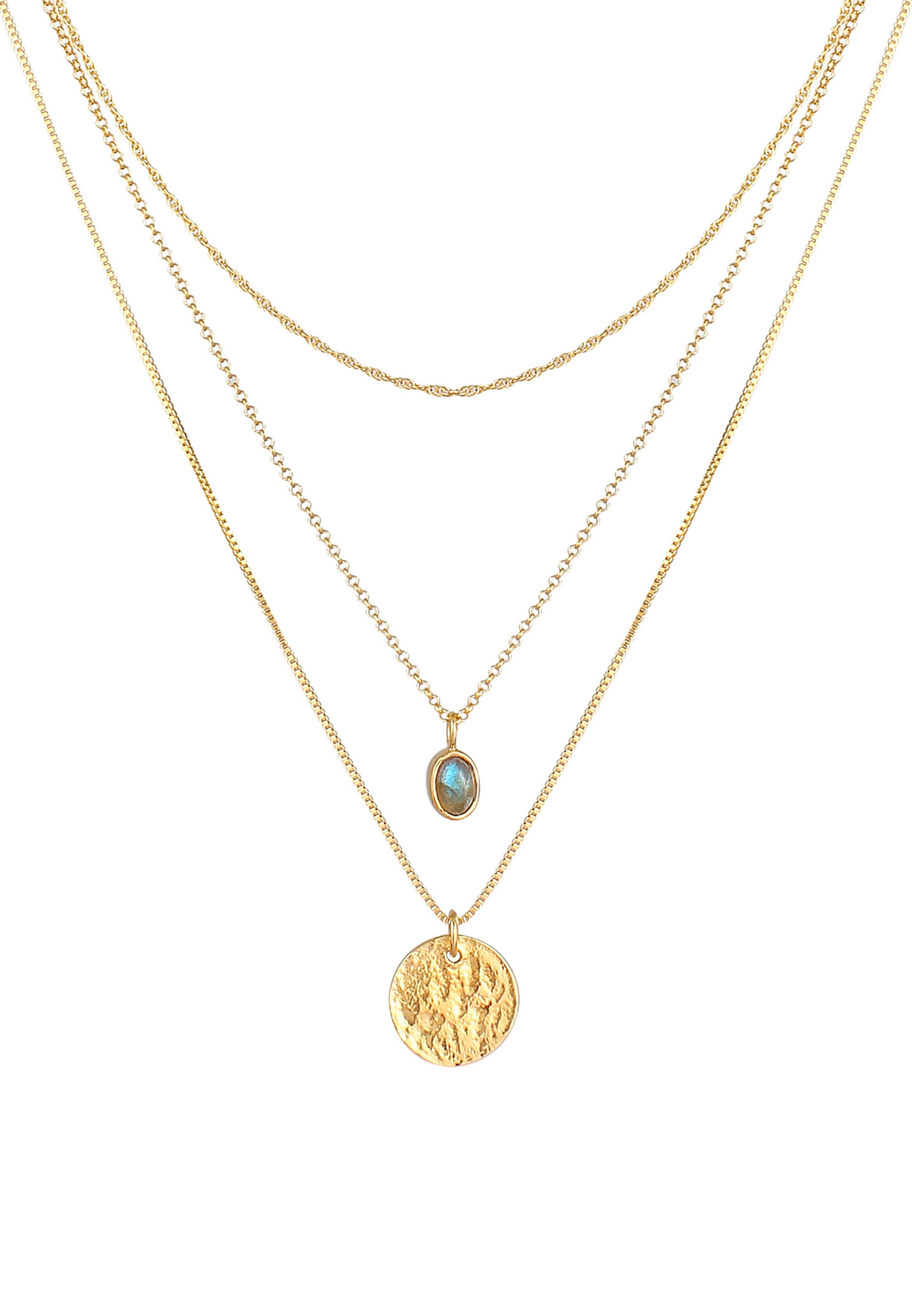 ELLI PREMIUM Necklace in Gold: front