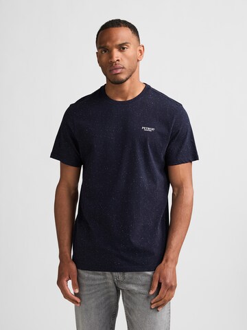 T-Shirt Petrol Industries en bleu : devant