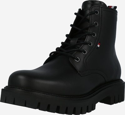TOMMY HILFIGER Schnürboots in schwarz, Produktansicht