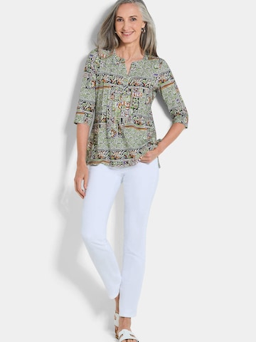 Goldner Bluse in Braun