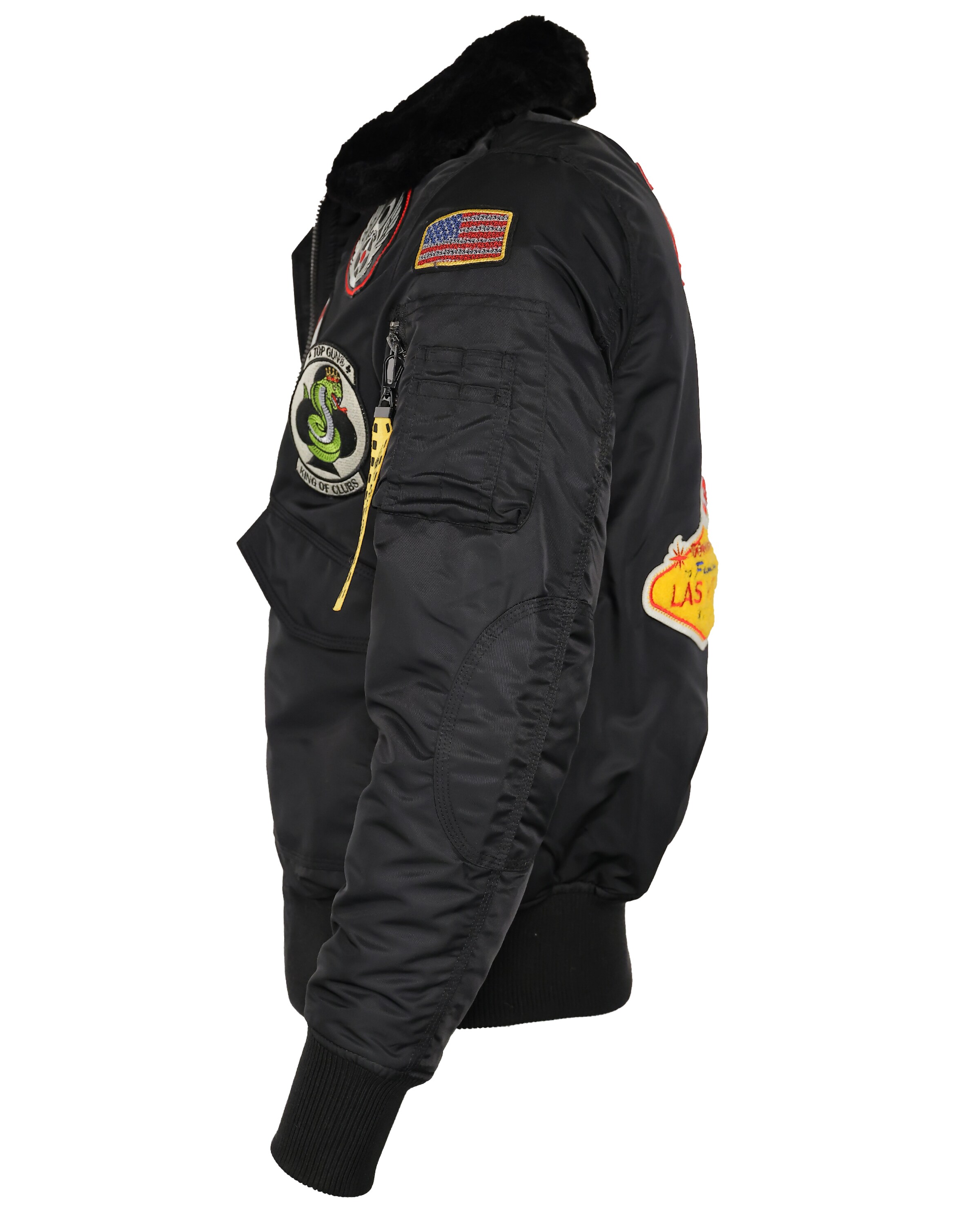 TOP GUN Bomberjacke ' TG20213032 ' in Schwarz