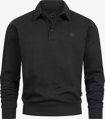 Sweat-shirt Kronstadt en noir : devant