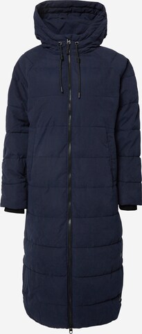 QS Winter Coat in Blue: front