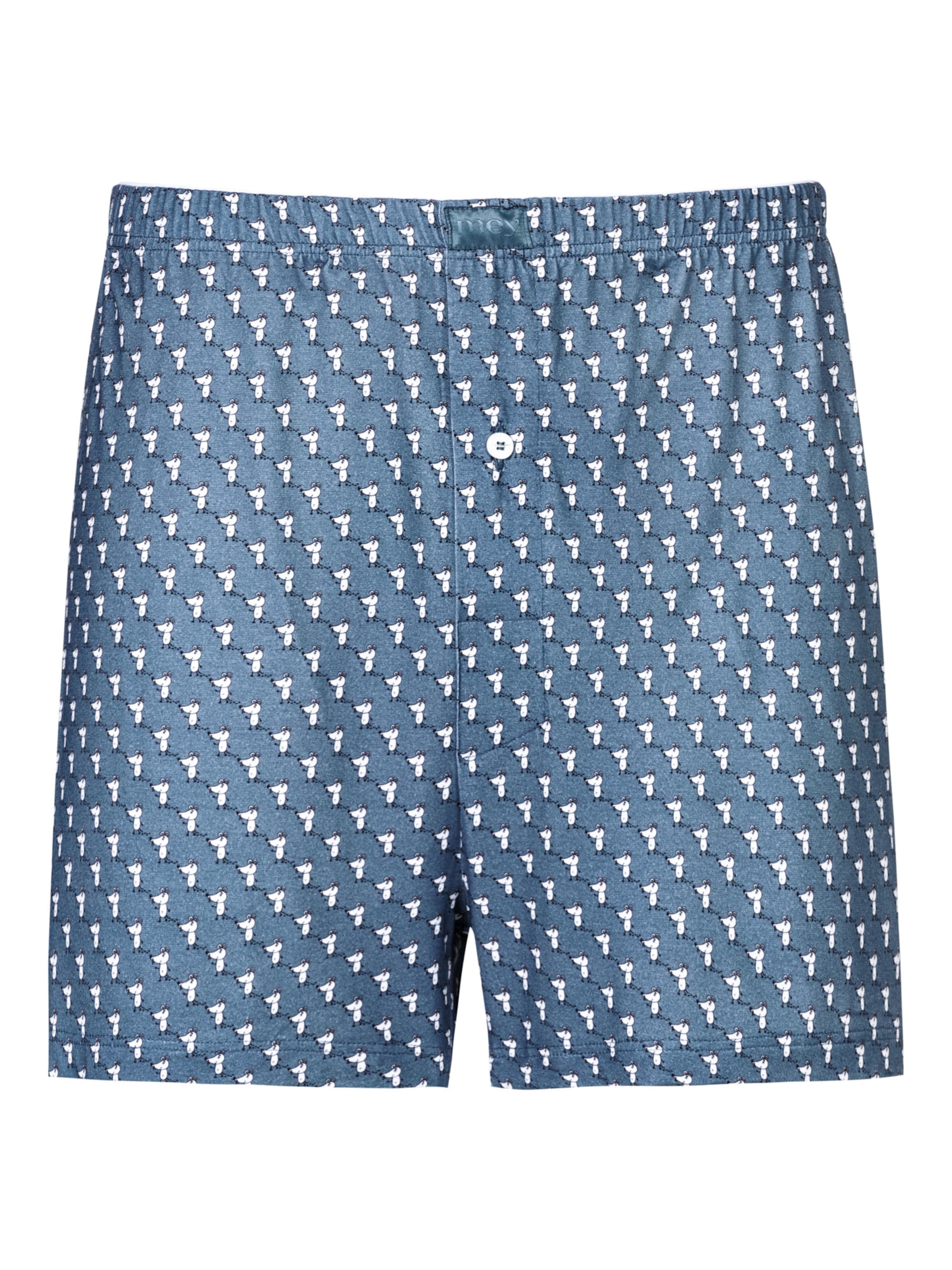 Boxers 'Tailcode Tribe' Mey en bleu : devant