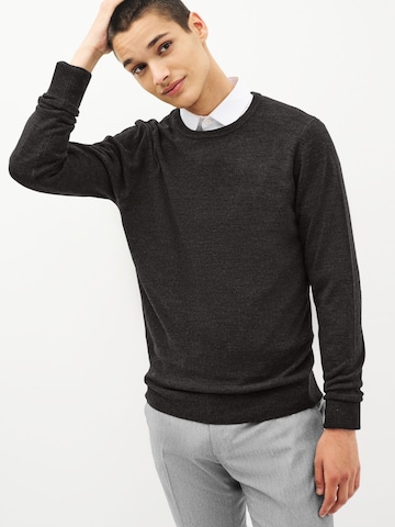 Next Sweater in Grey: front