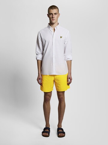 Lyle & Scott Loosefit Zwemshorts in Geel