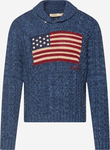 Pull-over Polo Ralph Lauren en bleu : devant