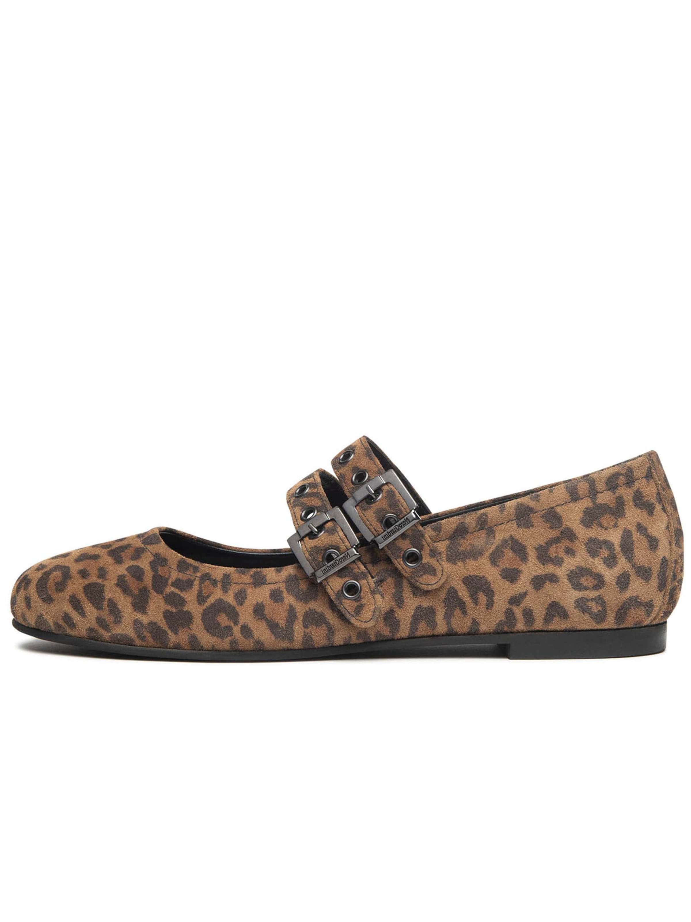 Ballerines à lanières 'Volga Avella' Nero Giardini en marron : devant