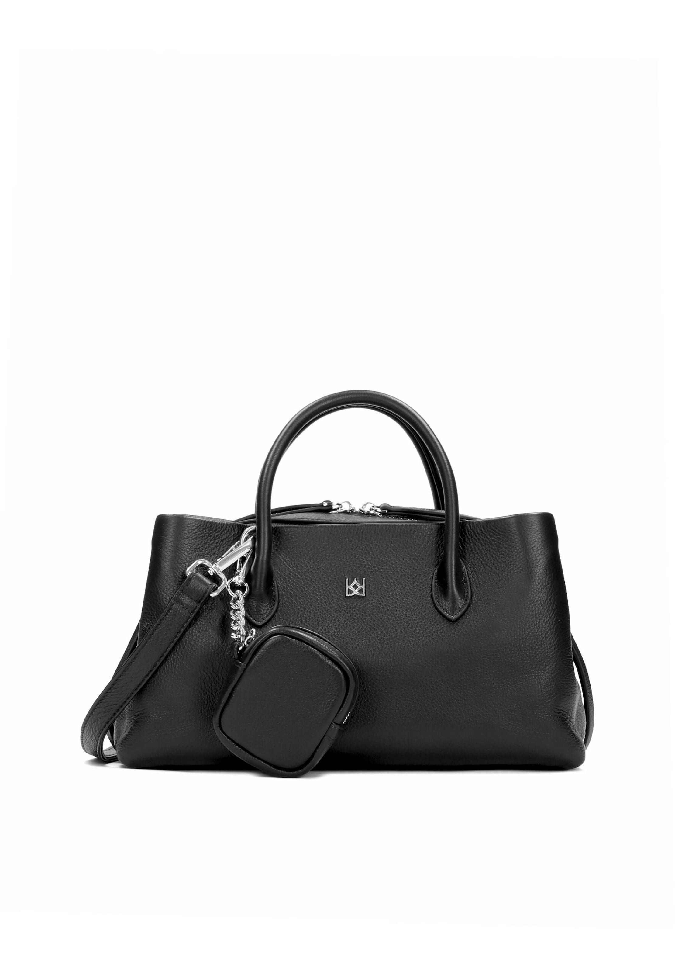 Kazar Handbag in Black: front