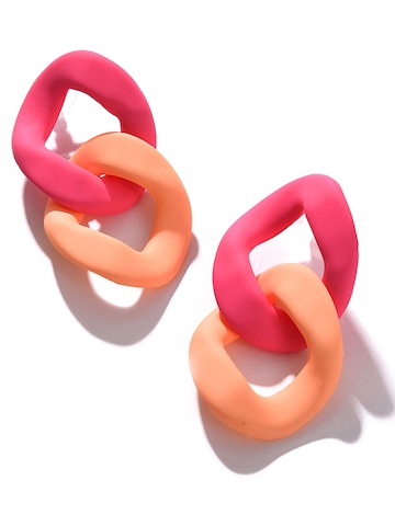 Boucles d'oreilles SOHI en orange : devant