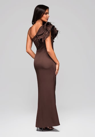 Ombre Avondjurk in Bruin