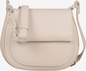 TOM TAILOR DENIM Crossbody Bag in Beige: front