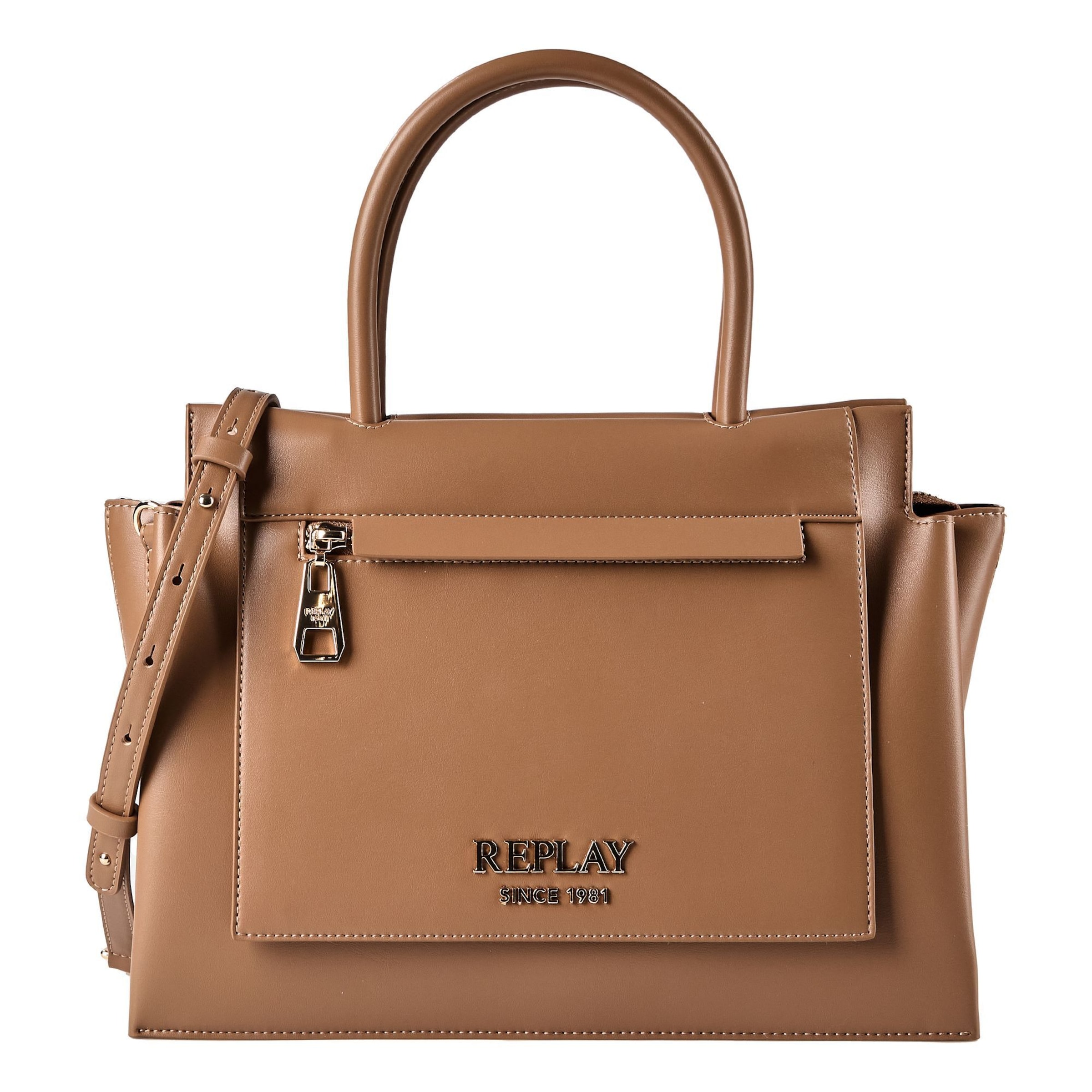 Sac bandoulière REPLAY en marron : devant