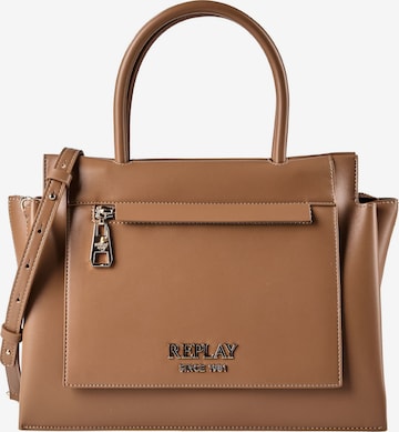 Sac bandoulière REPLAY en marron : devant