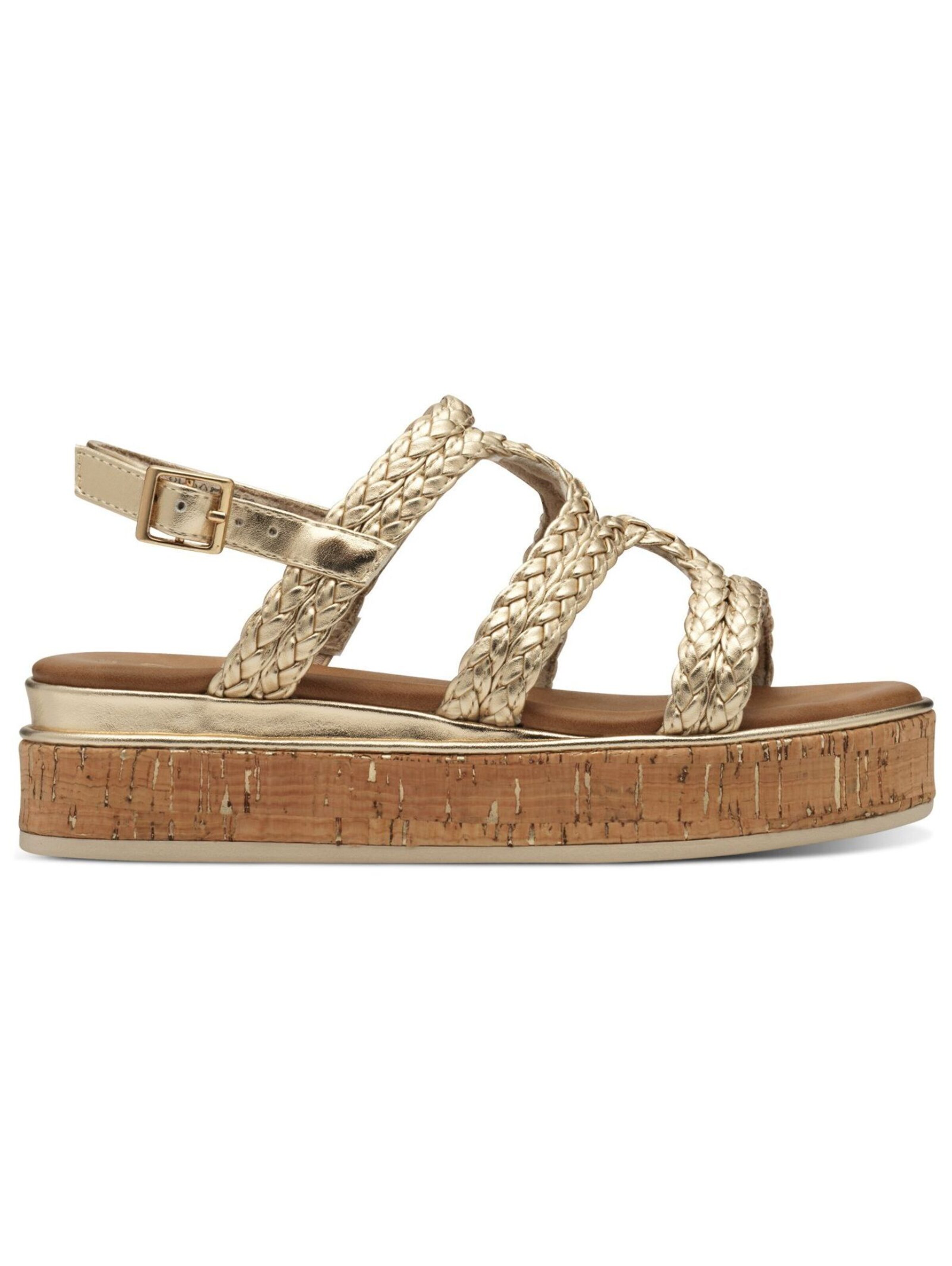 MARCO TOZZI Sandalen met riem in Goud