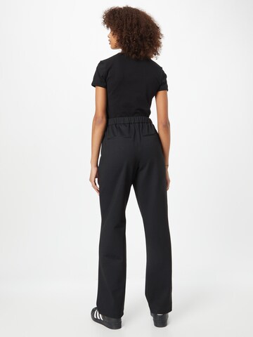 MSCH COPENHAGEN Wide leg Chino trousers 'Bericia' in Black