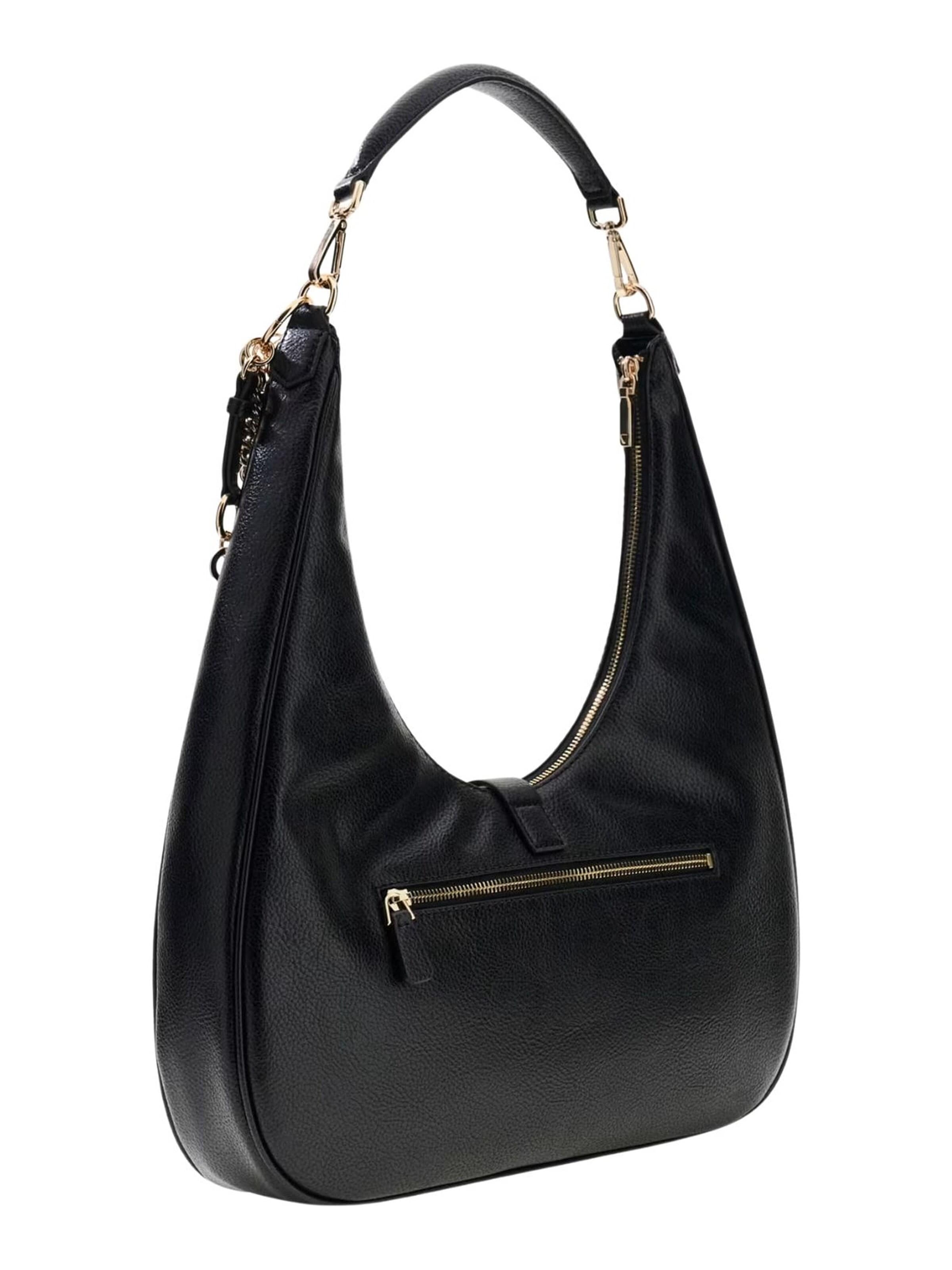 Borsa a spalla 'Guess Borsa Brooke Hobo' di GUESS in nero