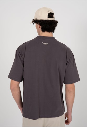 T-Shirt 'Racecore' Prohibited en gris