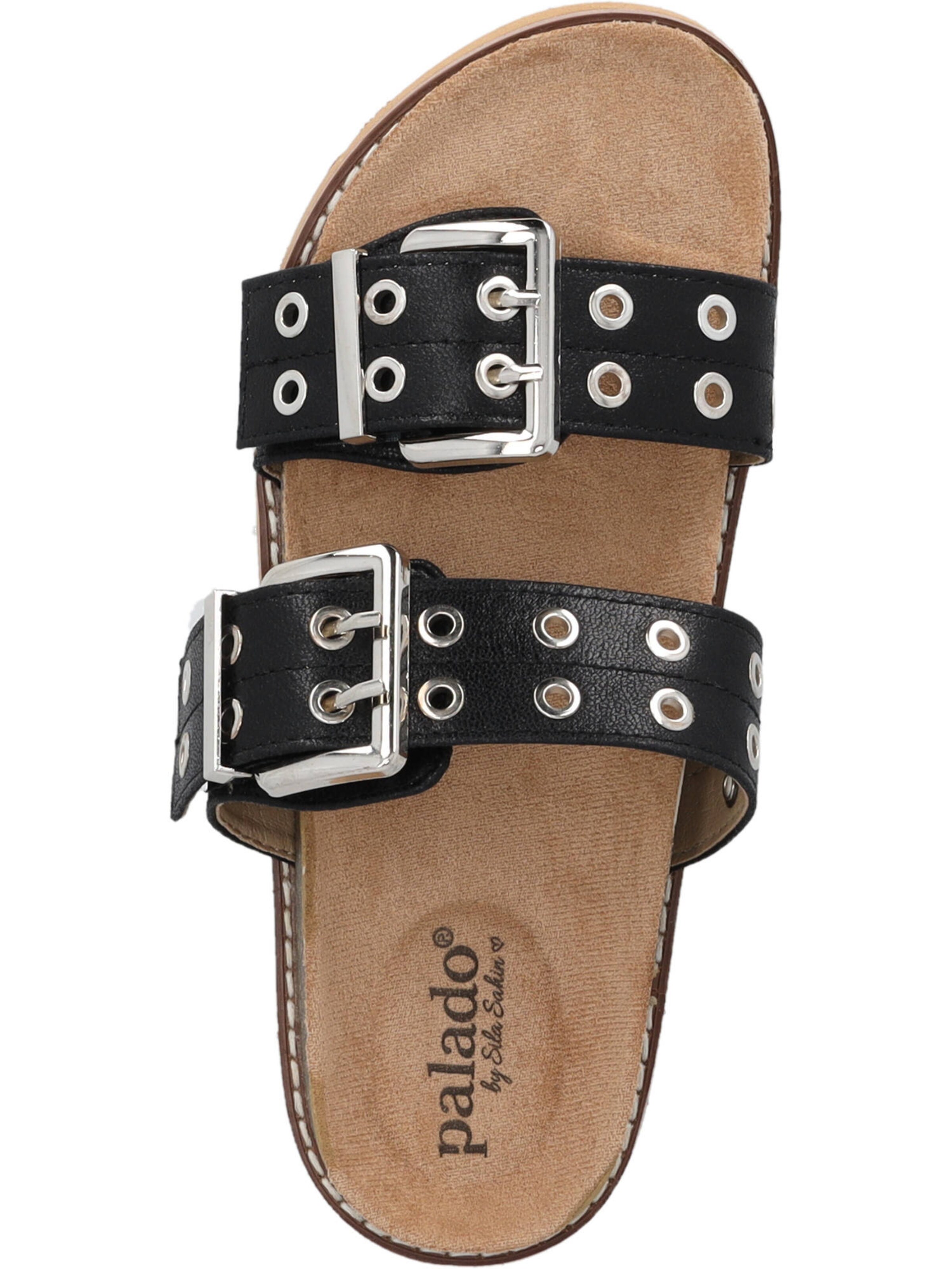 Palado by Sila Sahin Pantolette 'Xinglin by Sila Sahin' in Schwarz