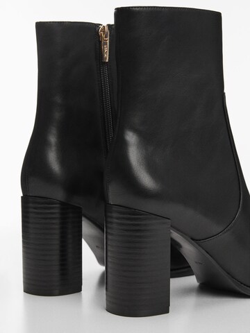 MANGO Ankle Boots 'Mino' in Black