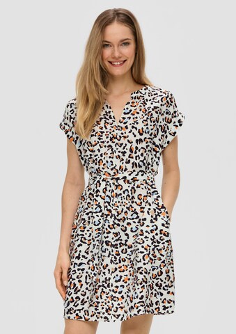 s.Oliver Summer dress in Beige: front