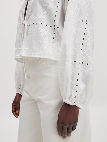 EDITED Bluse 'Lisanne' in Weiß