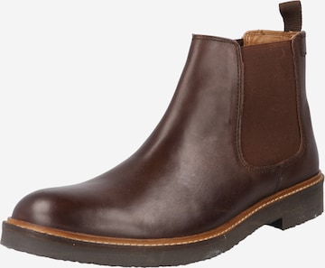 BURTON MENSWEAR LONDON - Botas chelsea em castanho: frente