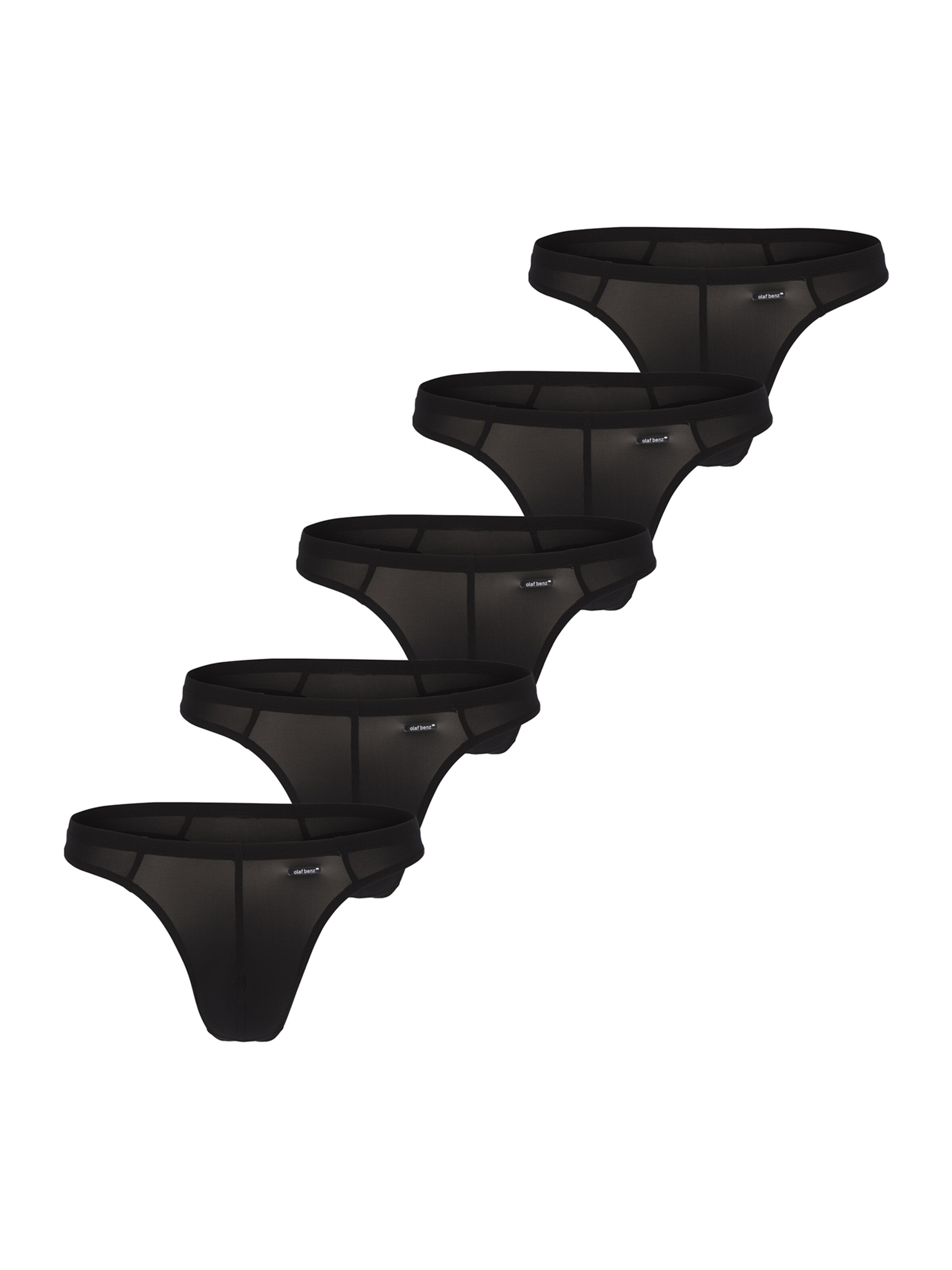 Olaf Benz - Braga ' RED0965 Ministring ' en negro: frente