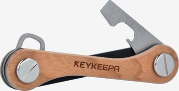Keykeepa Sleutelhanger 'Wood' in Bruin