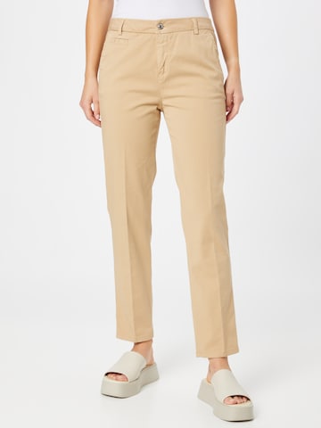 UNITED COLORS OF BENETTON Chino Pants in Beige: front