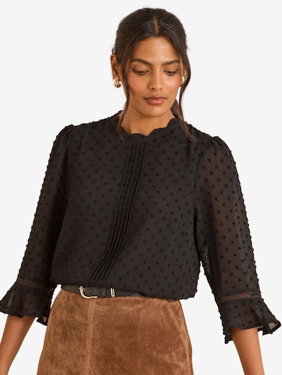 love & roses Bluse in schwarz, Produktansicht