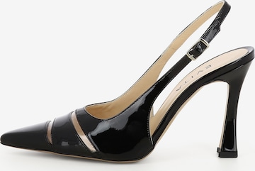 EVITA Slingpumps 'Pia' in Zwart: voorkant