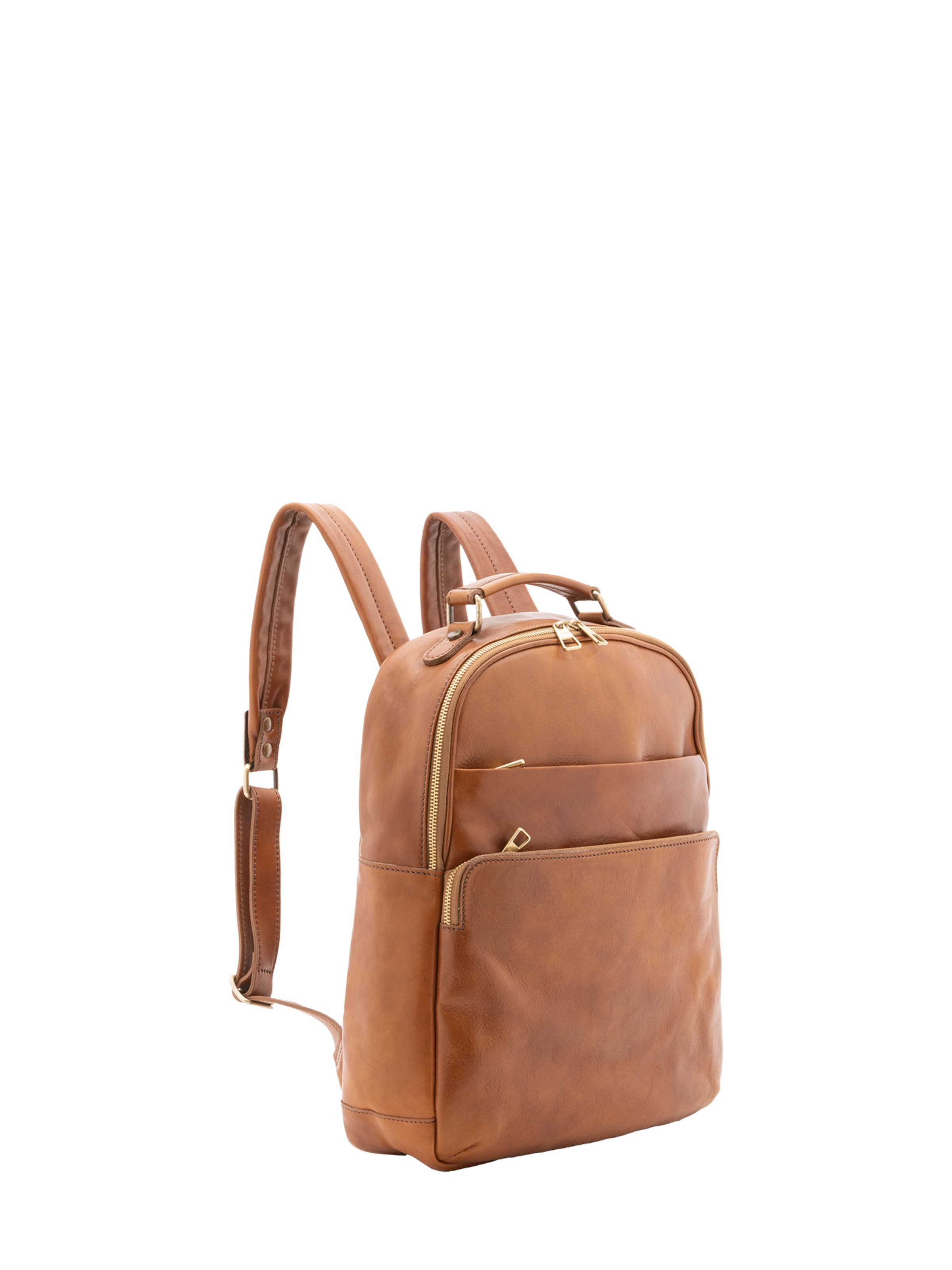 Zaino di Viola Castellani in marrone: frontale