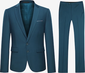 Youthup Slim fit Suit in Blue: front