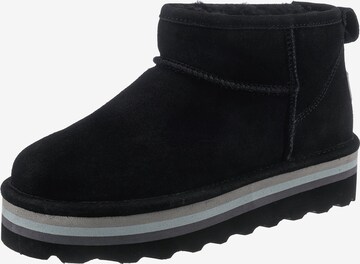 Bearpaw Ankle Boots in Black: front