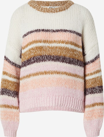 ONLY Πουλόβερ 'ONLALYSSA' σε λευκό: μπροστά