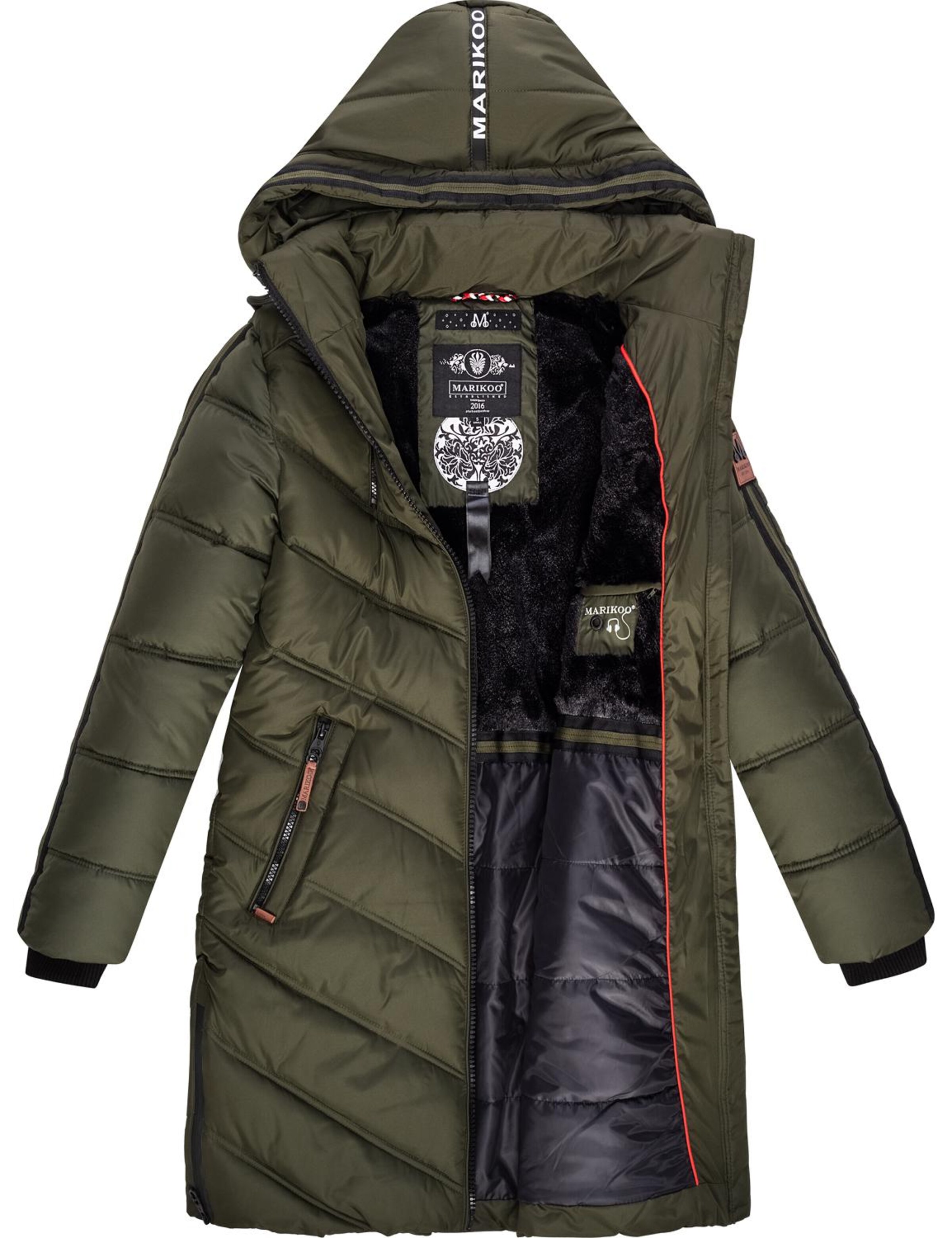 MARIKOOZimski kaput 'Armasa' - zelena boja