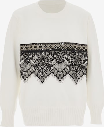 caissa Sweater in White: front