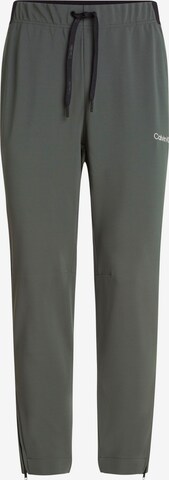 Calvin Klein Sport Tapered Workout Pants in Grey: front