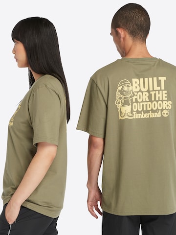 TIMBERLAND T-shirt 'For the Outdoors' i grön